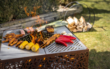 Preview: FEU DU JARDIN Gartenfeuer CARRE 750 Rostoptik